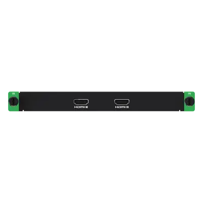 Tarjeta de Entrada HDMI / 2 Canales / 4K60 (4096×2160) / HDMI 2.0 / HDR10 y HLG / HDCP 2.3 / Frame Rate 24-120 Hz