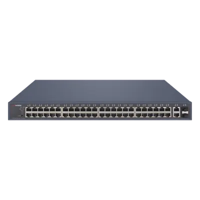 Switch PoE+ Hikvision DS-3E1552P-SI de 48 puertos Gigabit