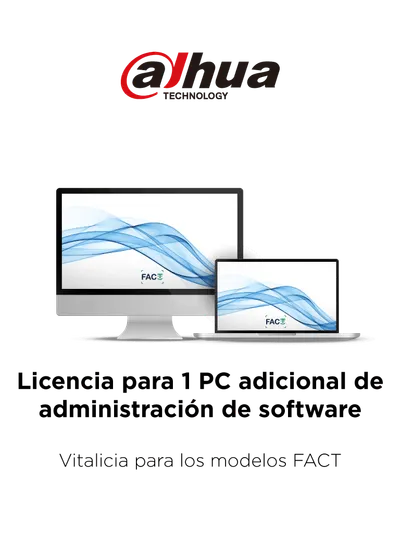 DAHUA TITANIUM - Licencia para 1 PC adicional de administración de software / Vitalicia para los modelos FACT