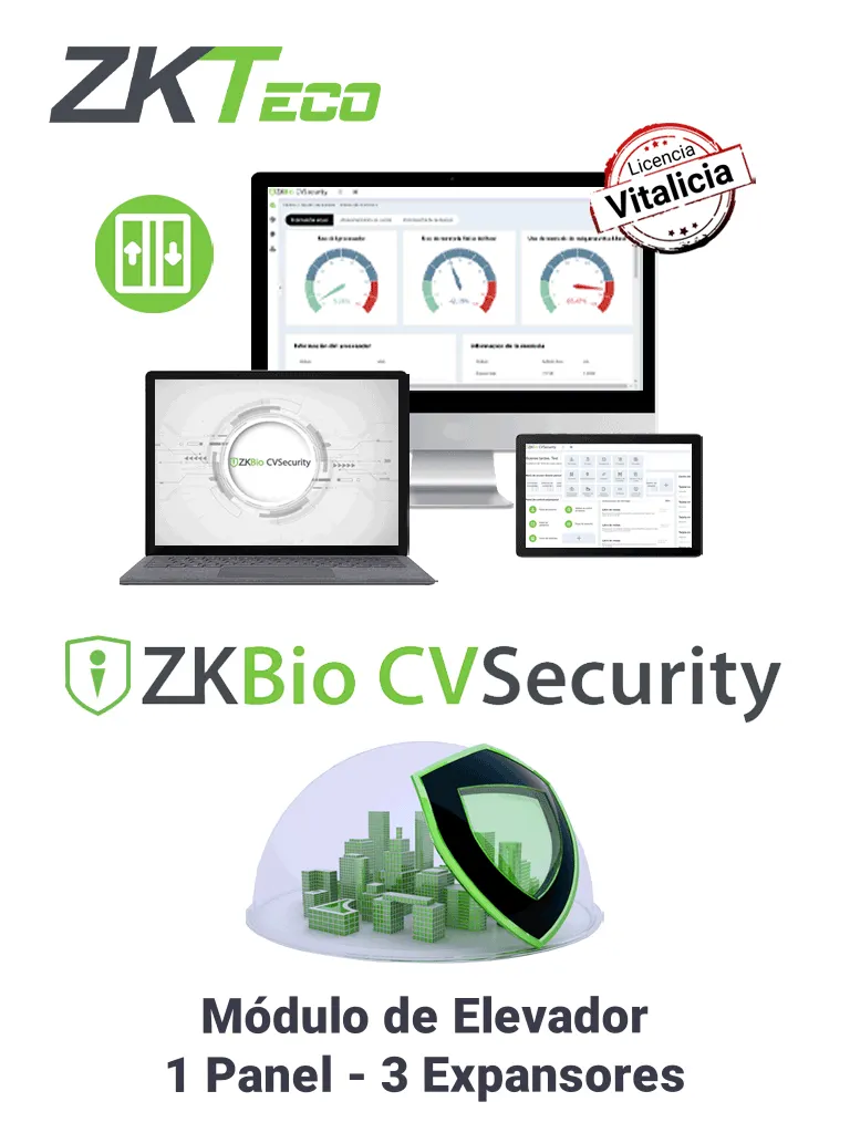 Software para control de elevadores ZKTeco ZKBioCV-ELE-ONLINE-S1