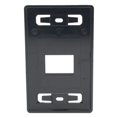 Placa de pared modular SIEMON MX-FP-S-02-01 de 2 salidas