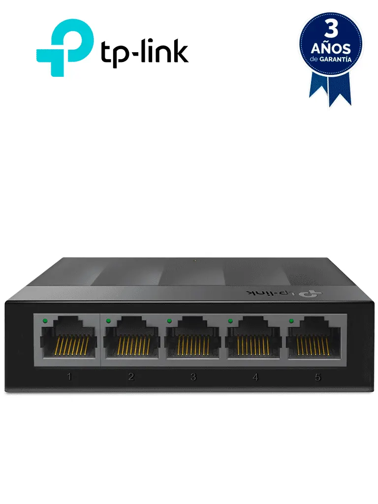 Switch de escritorio TP-LINK LS1005G Gigabit de 5 puertos