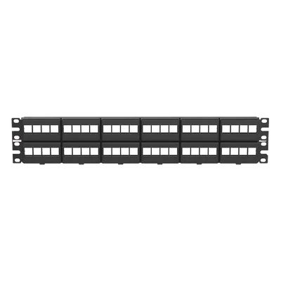 Panel de parcheo PANDUIT NKFP48Y de 48 puertos para rack