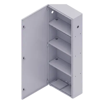 Gabinete para baterías EPCOM INDUSTRIAL GBP04 para montaje en poste