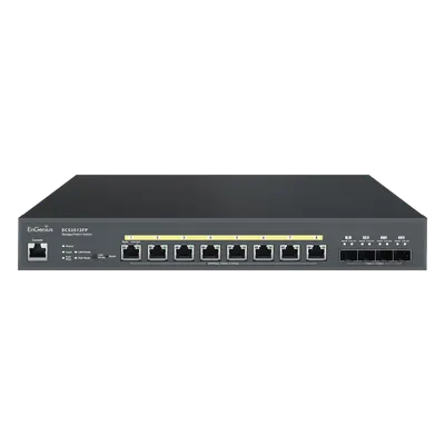 Switch PoE ++ Administrable en Nube Capa 2  de 8 puertos PoE  de 2.5 Gbps, Hasta 240 W, 4 puertos de SFP 