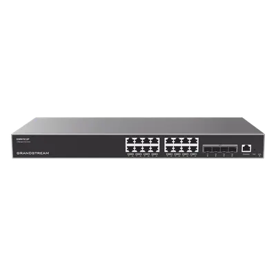 Switch administrable Grandstream GWN7812P PoE+ con 16 puertos Gigabit