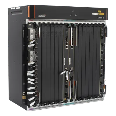 OLT modular FIBERHOME AN6000-15 para redes de fibra de alta densidad