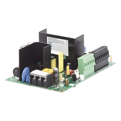 Fuente de Poder con Cargador de Batería de Respaldo / Salida 12.5 VCC 4 A / Entrada 102-132 VCA / Batería 12 V 7 Ah / UL-294 / CE