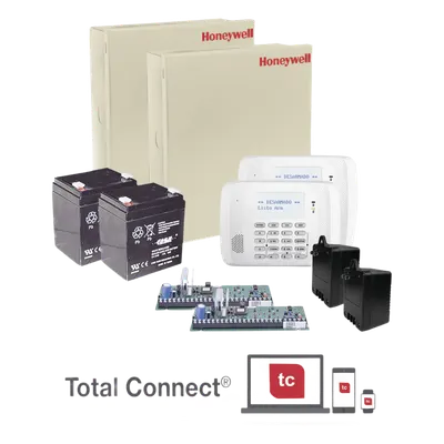 Kit doble panel de alarma / VISTA-48LA + teclado 6162RF con receptor inalámbrico / Batería y transformador incluidos / Hasta 48 zonas