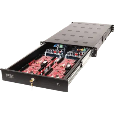 Chasis de Rack / 2U EIA 19" / Backplane Removible / Hasta 4 Controladores Mercury / Integración de Fuentes / 6 Knockouts Dobles