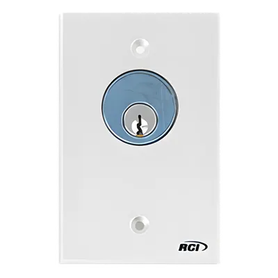 Interruptor con llave RCI DORMAKABA 960MACYLKAK de acción mantenida