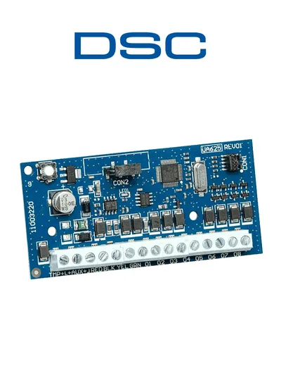 DSC HSM2208 - Módulo Expansor de 8 Salidas Programables de baja corriente compatible con panel NEO, PRO