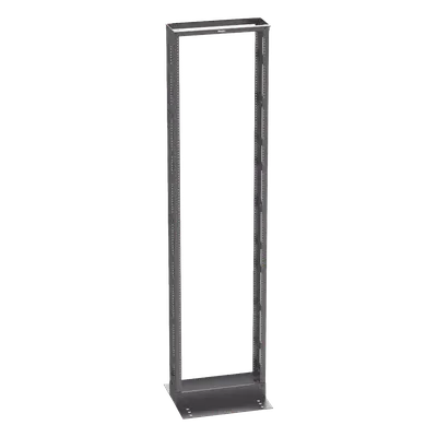 Rack de Dos Postes / 19 in EIA-310D / 45 Unidades / Carga 1500 lbs (680 kg) / Profundidad 6 in (152.4 mm) / Rieles Roscados #12-24