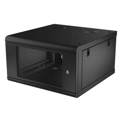 Gabinete de pared LINKEDPRO SR-1906-GN2P de 6U con puerta perforada
