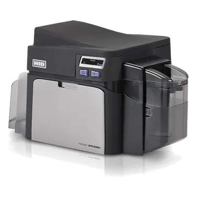 Impresora de Tarjetas ID / Dye Sublimation y Transferencia Térmica de Resina / 300 dpi / Cifrado AES-256 / USB 2.0 y Ethernet / Capacidad 100 Tarjetas