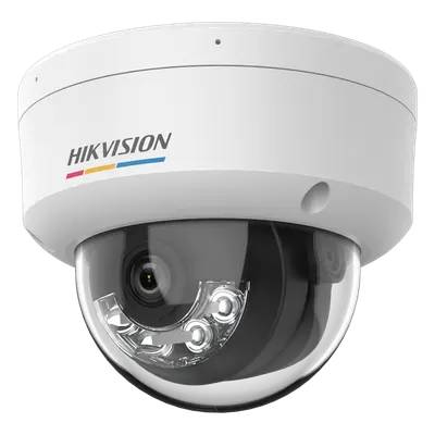 Cámara domo IP Hikvision DS-2CD1147G3-LIUF de 4 MP con ColorVu