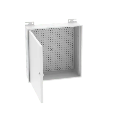 Gabinete Multi-propósito para Cielo Raso, Puerta con Bisagras y Cerradura, Fabricado en Acero, Color Blanco