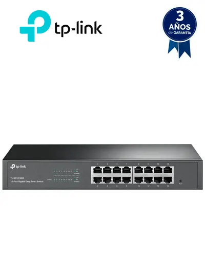 Switch Gigabit TP-Link TL-SG1016DE de 16 puertos administrables