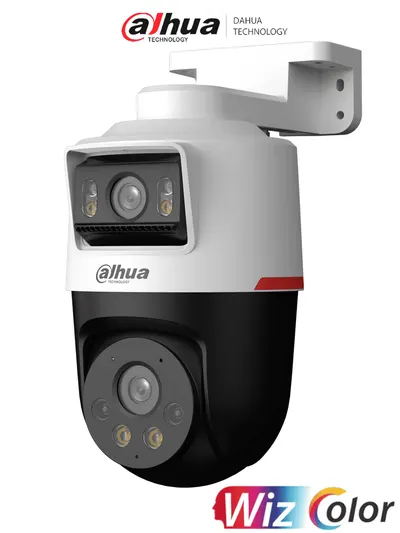 Cámara IP dual PT DAHUA DH-IPC-PTS2249B-E2-S-PV-PRO con WizColor