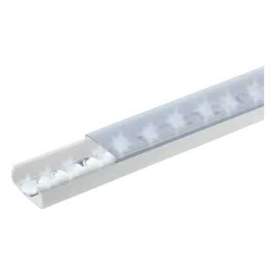 Canal para tira LED THORSMAN TMK-1020-TP2 con tapa transparente