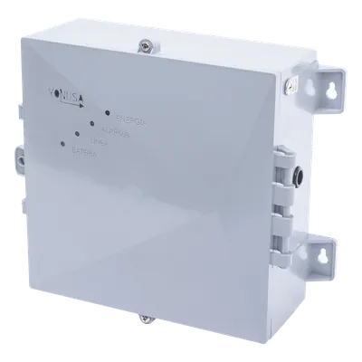 Energizador con tecnología SMT de 12,000Volts-1Joule/ 2500Mts Lineales de Protección / Cercas Electrificadas