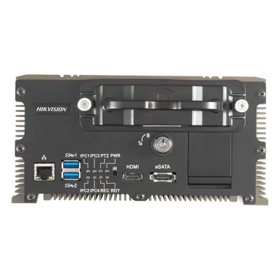 NVR Móvil / 5 Canales 2 Megapixel / GPS Integrado / 2 Bahías HDD 2.5" 2 TB / Alimentación 9-32 VCC / H.265