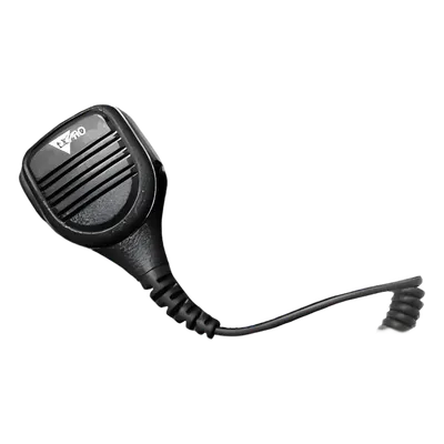 Micrófono-bocina para intemperie / IP54 / Cable Kevlar 40 kg / Conector M06 Motorola / Clip 360°