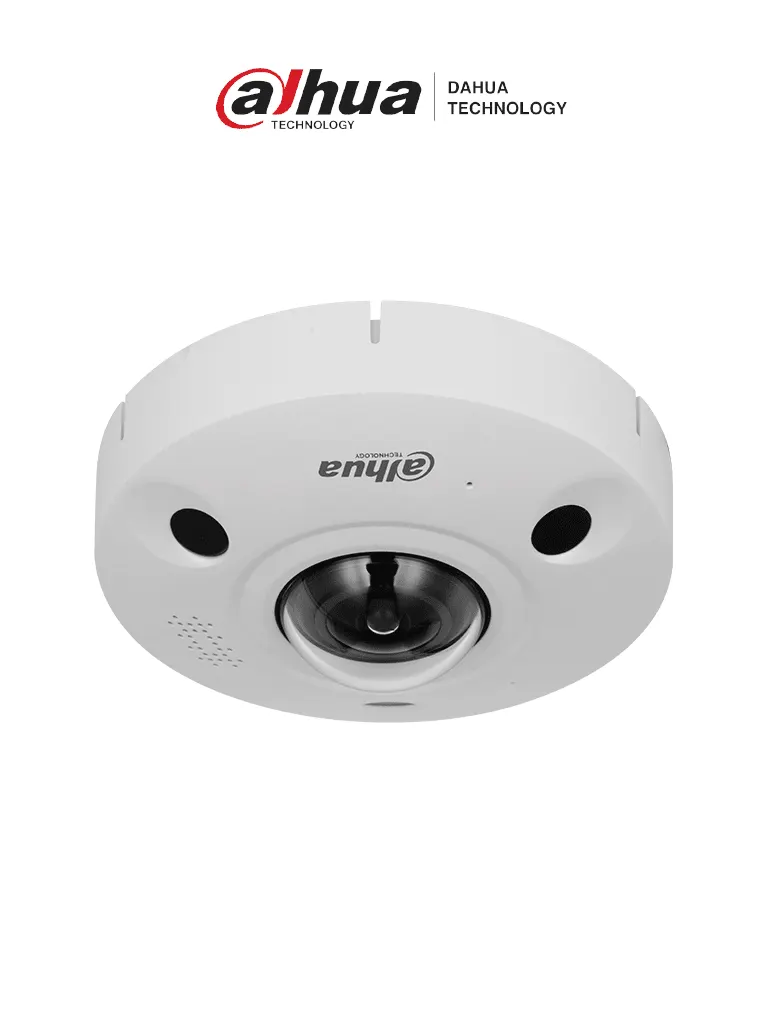 Cámara IP fisheye DAHUA DH-IPC-EBW8842-AS-IVC de 8 MP y 360°