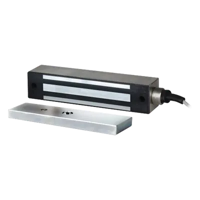 Chapa Magnética Electromagnética / 600 lb (272 kg) / IP65 / Exterior / Acero Inoxidable / Cable 91 cm (3 ft)