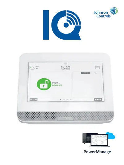 Panel de alarma QOLSYS IQ4 HUB IQPH391 con pantalla de 7 pulgadas