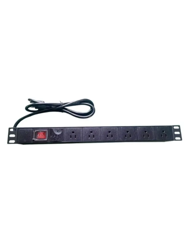Barra PDU SAXXON PDU06-15A de 6 contactos y 15 A