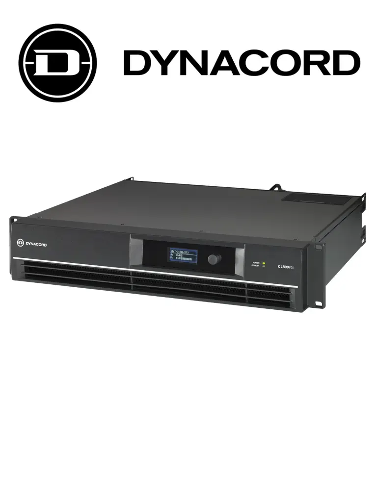 BOSCH M_C1800FDiUS - Amplificador de Potencia con DSP 2x950W / Low-Z y Hi-Z / DYNACORD