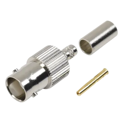 Conector BNC hembra RF Industries RFB-1123-1 para cable coaxial