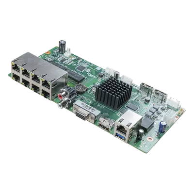 Tarjeta Principal de Reemplazo / Videovigilancia IP / 8 Canales PoE / Compatible con NVR Hikvision