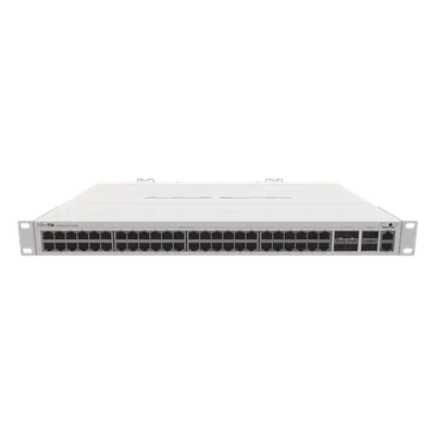 Switch MikroTik CRS354-48G-4S+2Q+RM de 48 puertos Gigabit y enlaces 40G