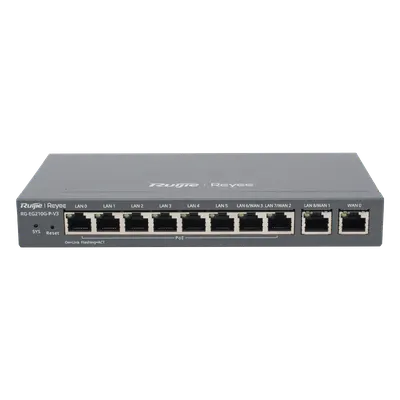 Router Ruijie RG-EG210G-P-V3 con SD-WAN y PoE+ para redes empresariales