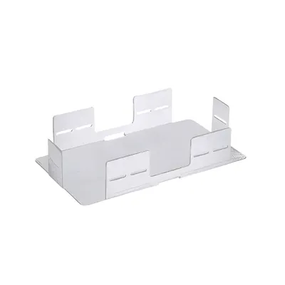 Soporte de Apilamiento / 1-4 Charolas Empalme / Aluminio / 115.9x204.8x44.8 mm / 4.6x8.1x1.8 in / RoHS / Gris