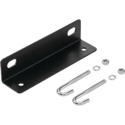 Soporte de Pared para Escalerilla de Cableado / Acero Galvanizado Calibre 10 / Acabado en Polvo Negro RAL 9005 / 18 in de Ancho / Incluye Pernos en J, Tuercas y Tornillos