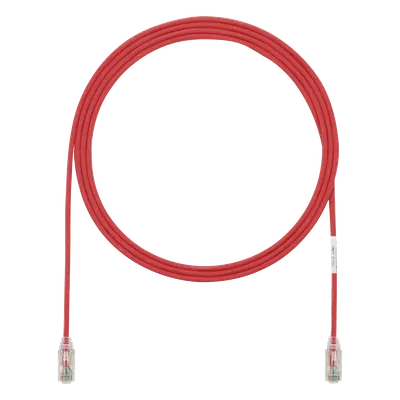 Cable de parcheo Cat6 PANDUIT UTP28SP7RD rojo de 7 pies