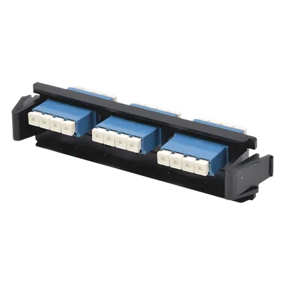 Placa acopladora de fibra SIEMON RIC-F-LCU12-01C para 12 fibras