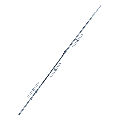 Antena base / 4 Dipolos / 144-160 MHz / 6/9 dBi / 500W / Aluminio