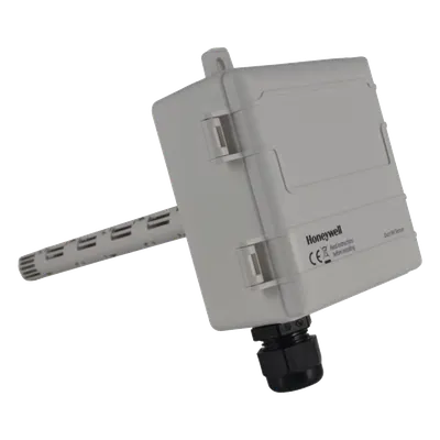 Sensor de humedad y temperatura para ducto / Termistor 20 kΩ / Exactitud ±3% HR / Salida 0-5V/10V o 4-20 mA / Alimentación 24 VCA