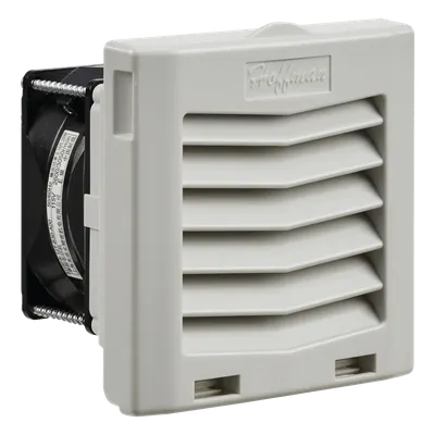 Ventilador con Filtro de Montaje Lateral / 21 CFM (36 m³/h) / 115 Vca / Click-Fit / Rejilla con Bisagra / 4"