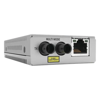 Convertidor de Medios / Fast Ethernet a Fibra Óptica / Multimodo ST / 2 km / Auto-MDI/MDIX / Jumbo Frames 10 KB