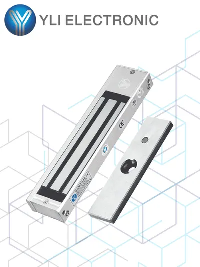 Cerradura magnética YLI YM-180N(LED) con indicador LED y 180 kg