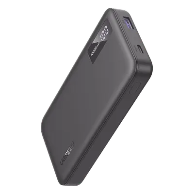 Power Bank / 10000 mAh / Carga Rápida 22.5W / PD 20W / USB-C + USB-A / Pantalla Digital / Ultra Delgado