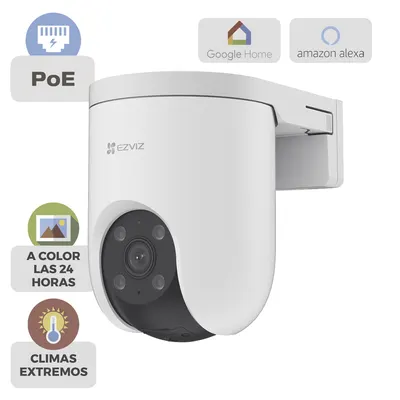 Cámara PT EZVIZ H8C 3MP PoE con seguimiento inteligente e IR