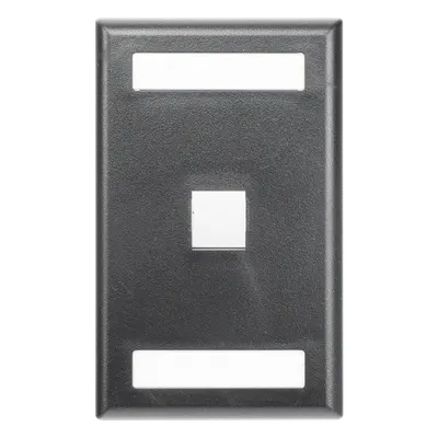 Placa de pared vertical PANDUIT NK1FBL para un módulo Keystone