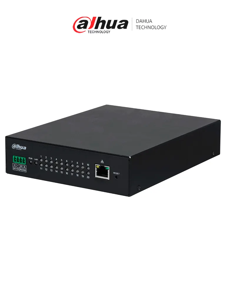 DAHUA DHI-ITASD-020RA Detector de señal de luz de tráfico/ Conexión de hasta 20 semáforos/ Detección de anomalías/ hasta 1700 registros/ Entrada de señal 20 canales