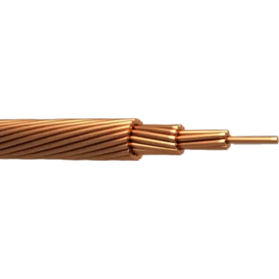 Cable de Cobre Desnudo | Calibre 4/0 AWG EN 7 HILOS  | Construcción Concéntrica | Alta Conductividad Eléctrica | Uso en Líneas Aéreas y Puestas a Tierra
